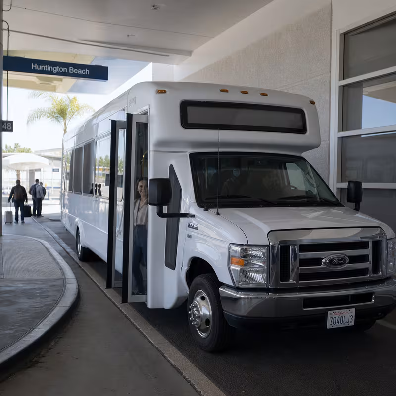 Huntington Beach Airport Transportation fleet vehicle