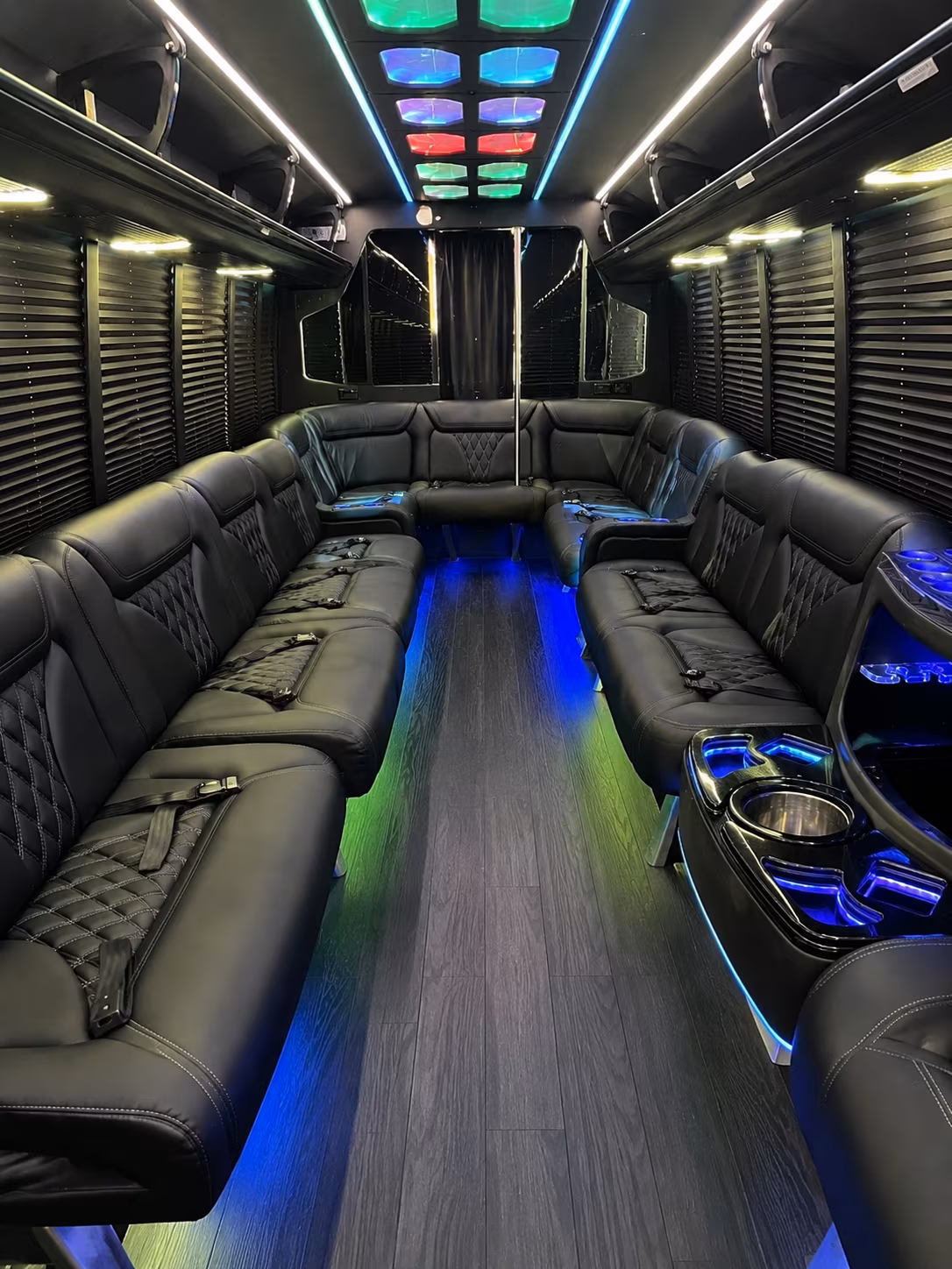 Huntington Beach Bachelor & Bachelorette Transportation party bus exterior