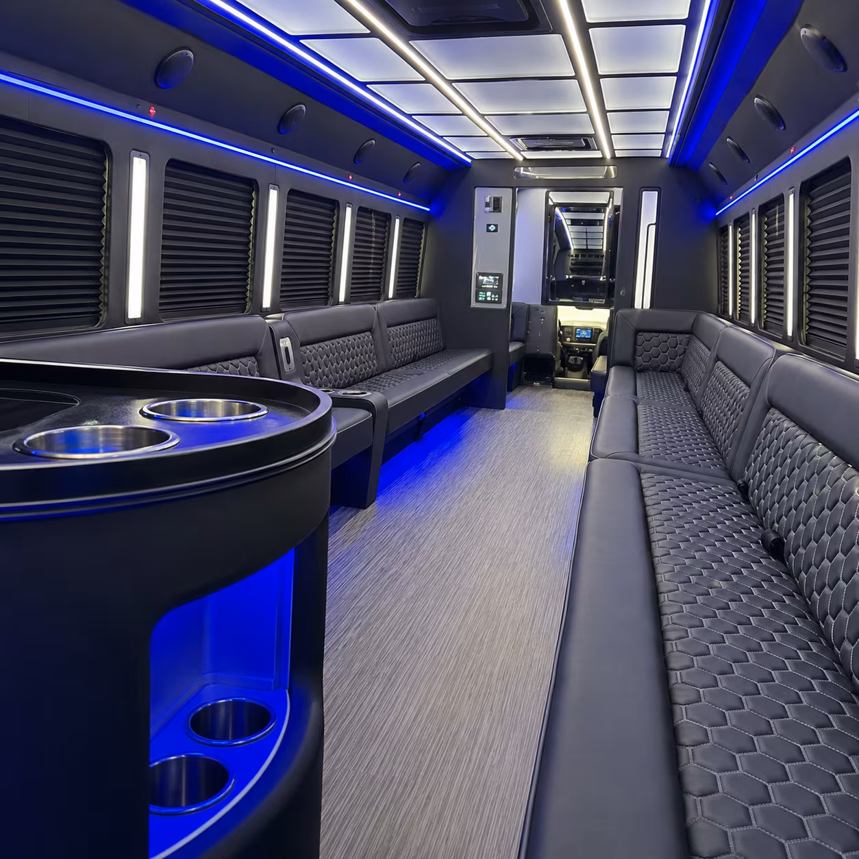 Huntington Beach Concert & Music Festival Transportation party bus exterior