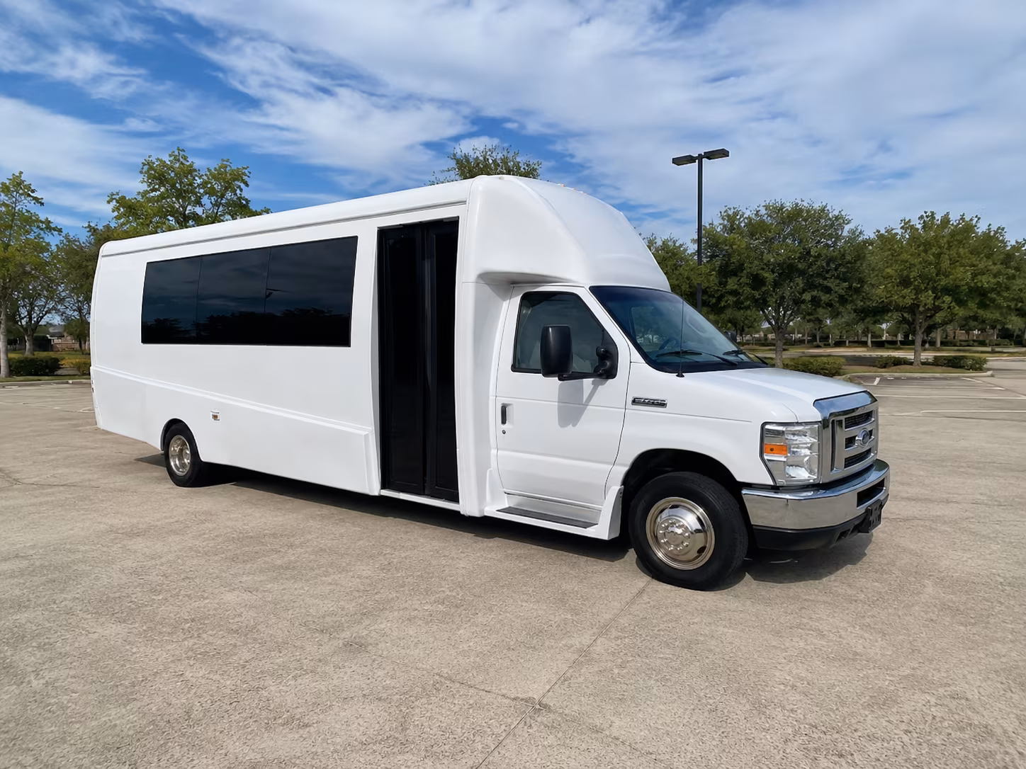 Huntington Beach Private Event Transportation party bus exterior