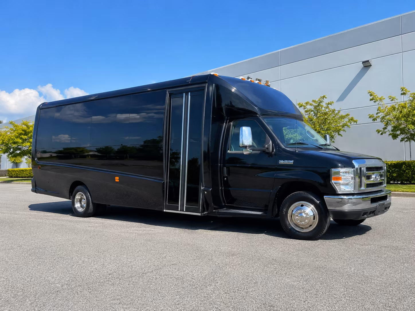 Huntington Beach Prom & Homecoming Transportation party bus exterior