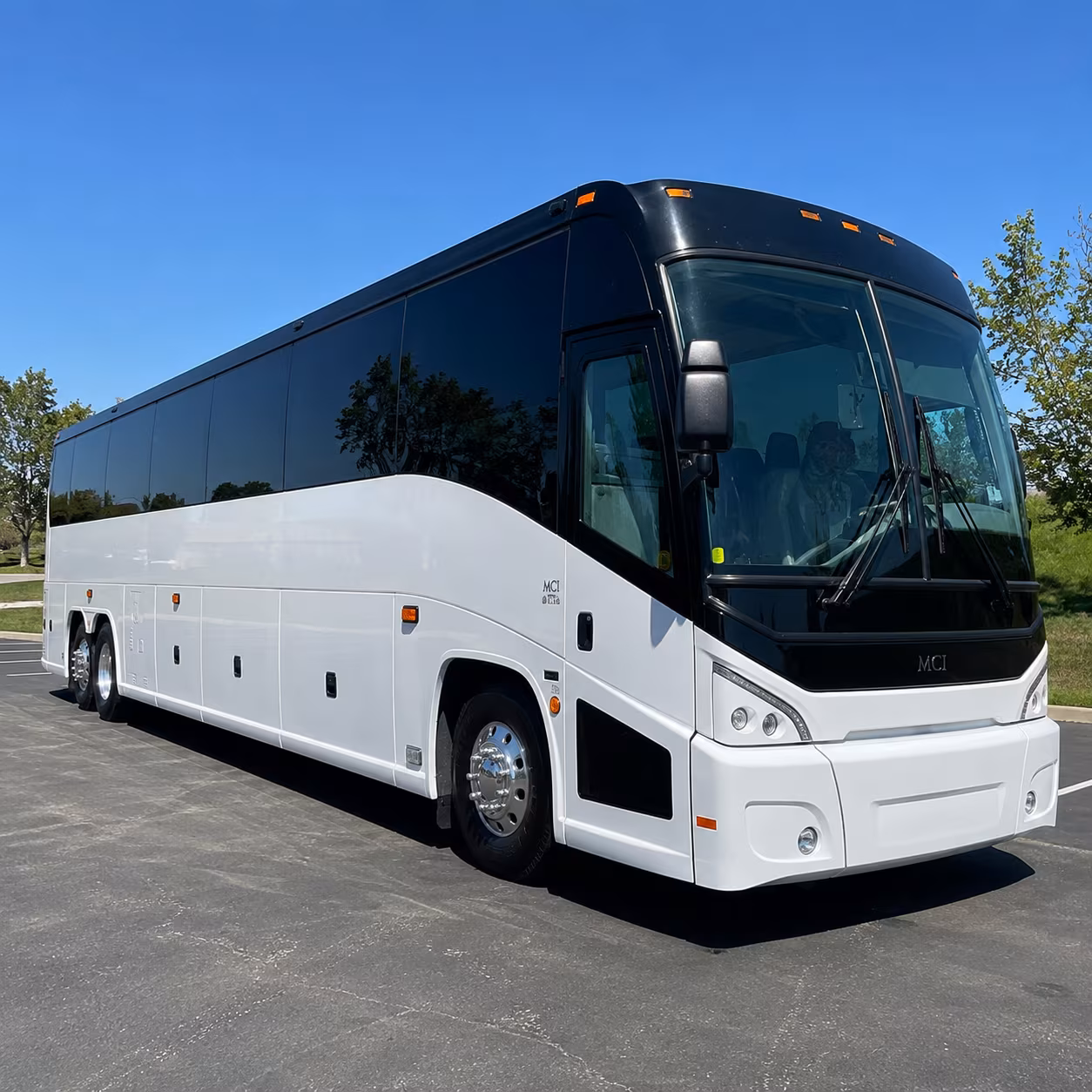Huntington Beach School Event Transportation party bus exterior