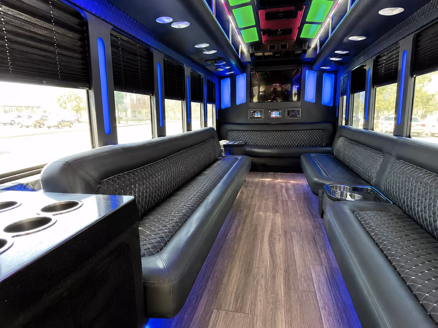 Huntington Beach Winery Tour & Pub Crawl Transportation onboard seating