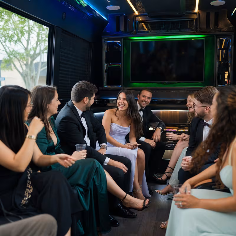 Huntington Beach Prom & Homecoming Transportation fleet vehicle
