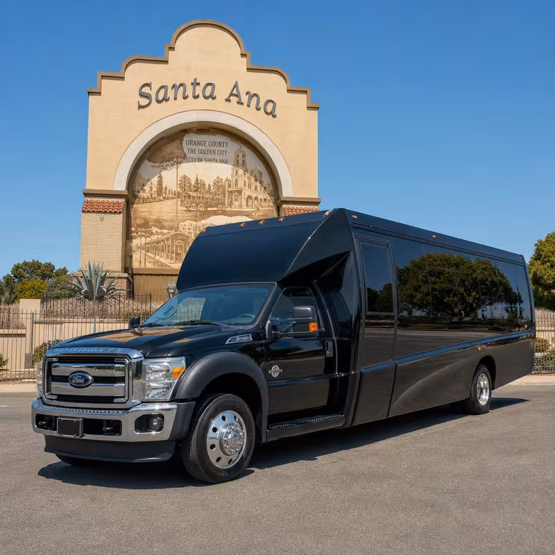 Santa Ana Party Bus Rental