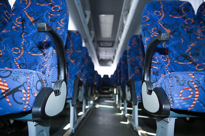 Temecula 47-56 Passenger Charter Buses Interior